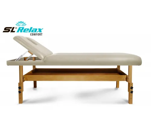 Массажный стол Relax Comfort бежевая кожа